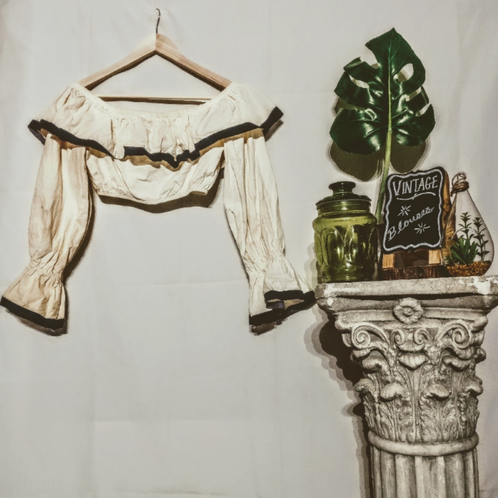 VTG Area Code Crop Top - Picture 2 of 2
